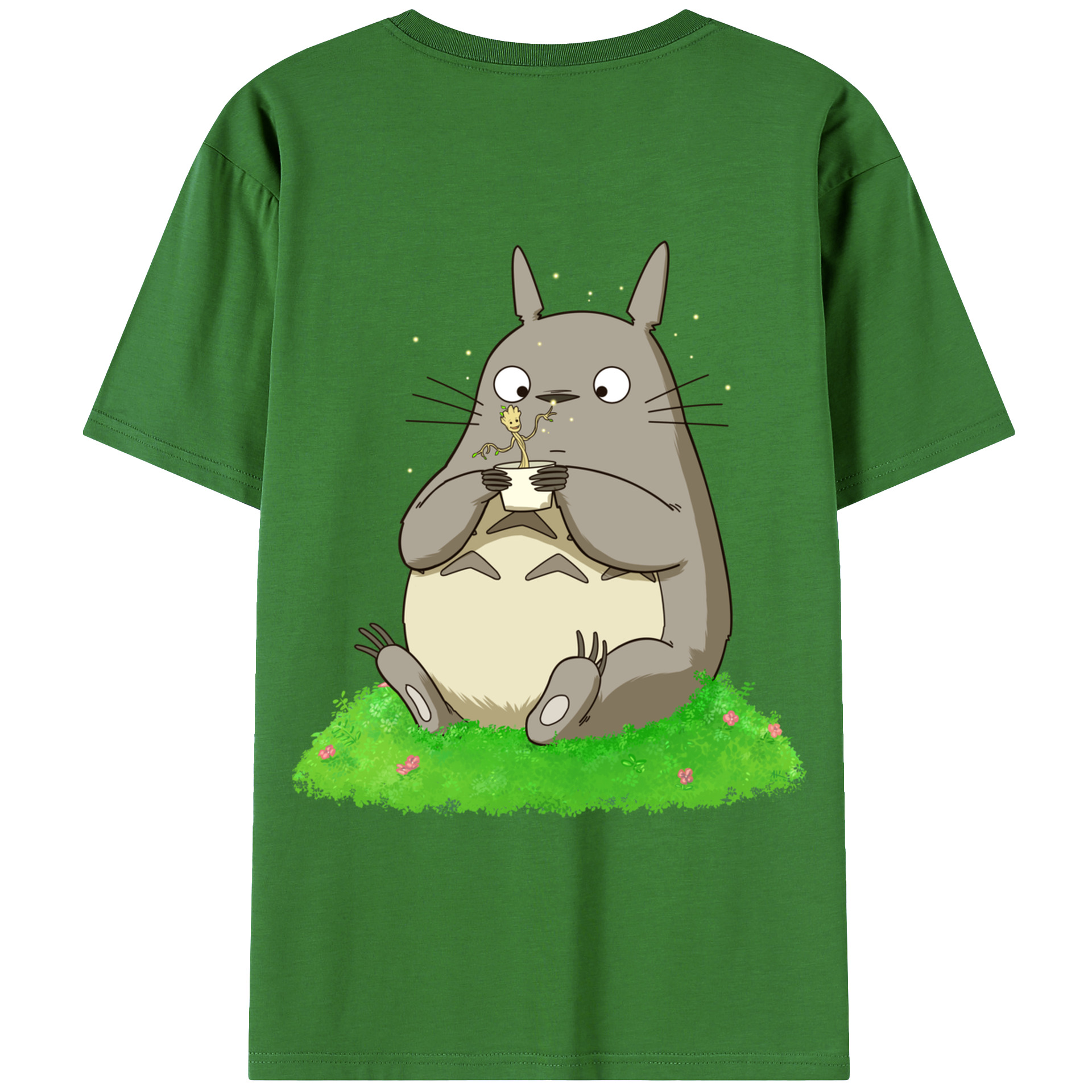 （画像用） となりのトトロ 草壁メイ 草壁サツキ My Neighbor Totoro Satsuki Kusakabe Mei Kusakabe レディース半袖Tシャツ(バックプリント)